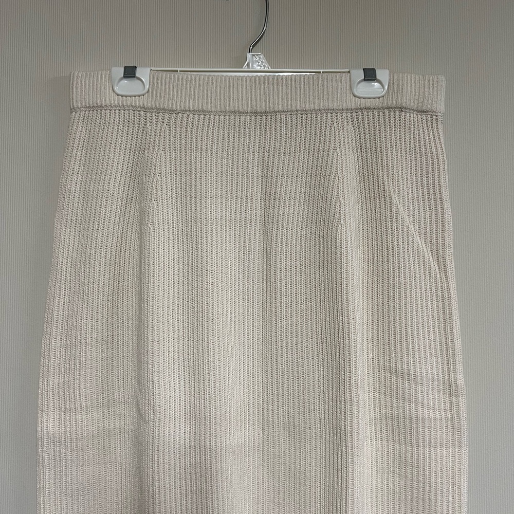 The Organic Cotton Sweater Midi Skirt